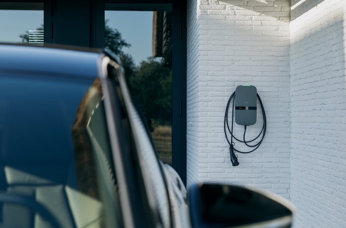 Slimme thuislader met bijpassende laadkabel